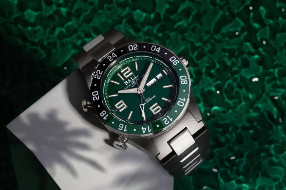 Ceas pentru bărbați Ball Roadmaster Marine GMT Automatic Titanium Ediție limitată