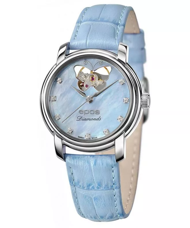 Ceas Dama Epos Ladies Diamonds Open Heart Automatic 4314.133.20.86.16