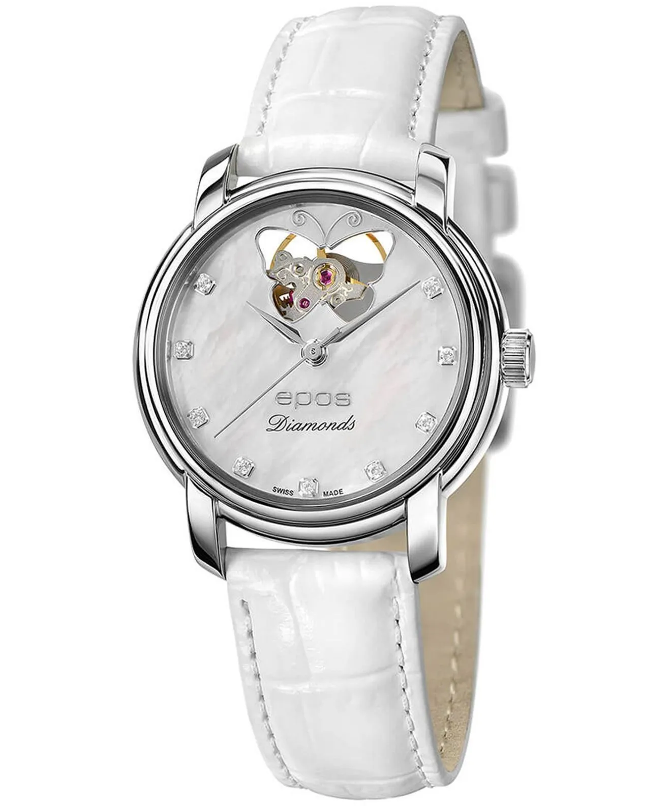 Ceas dama Epos Ladies Diamonds Open Heart Automatic 4314.133.20.89.10