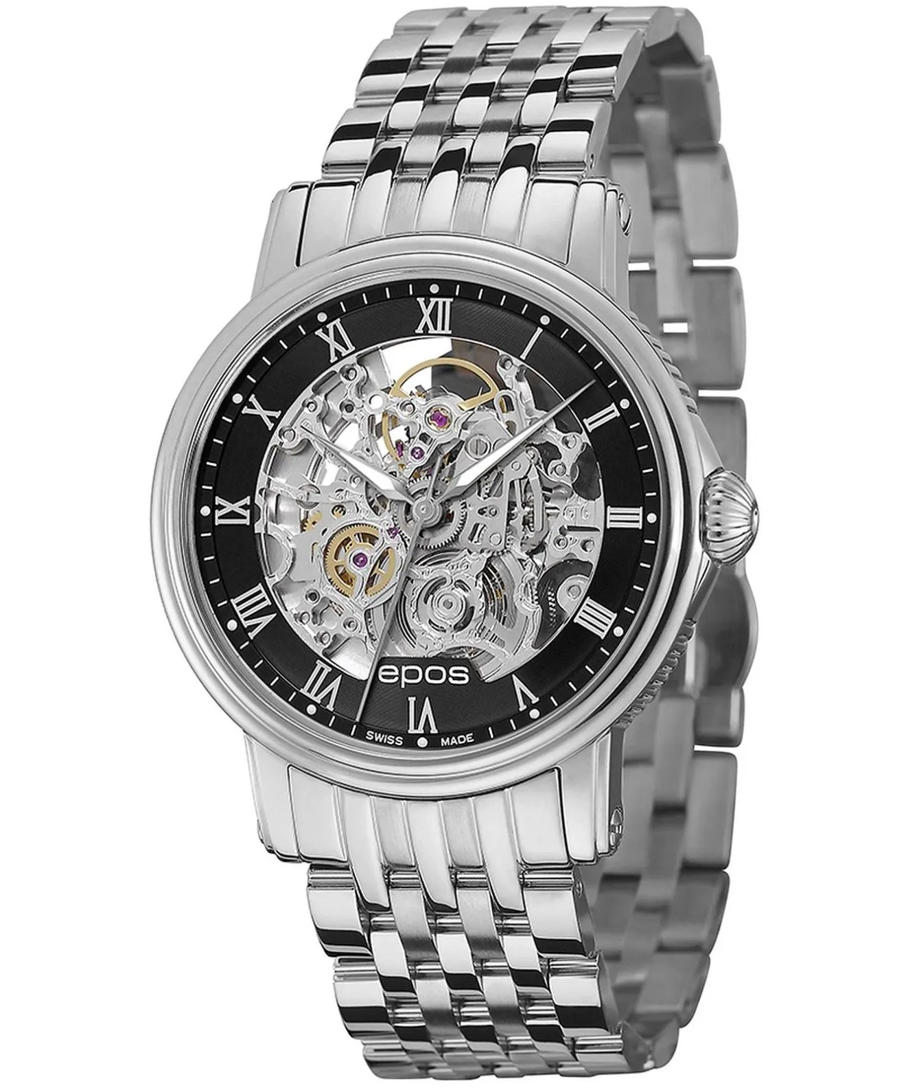 Ceas barbatesc Epos Emotion Skeleton Automatic 3390.155.20.25.30