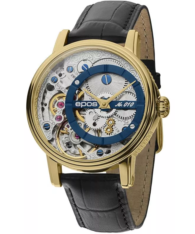 Ceas barbatesc Epos Oeuvre D'Art Verso Skeleton Limited Edition 3435.313.22.16.25