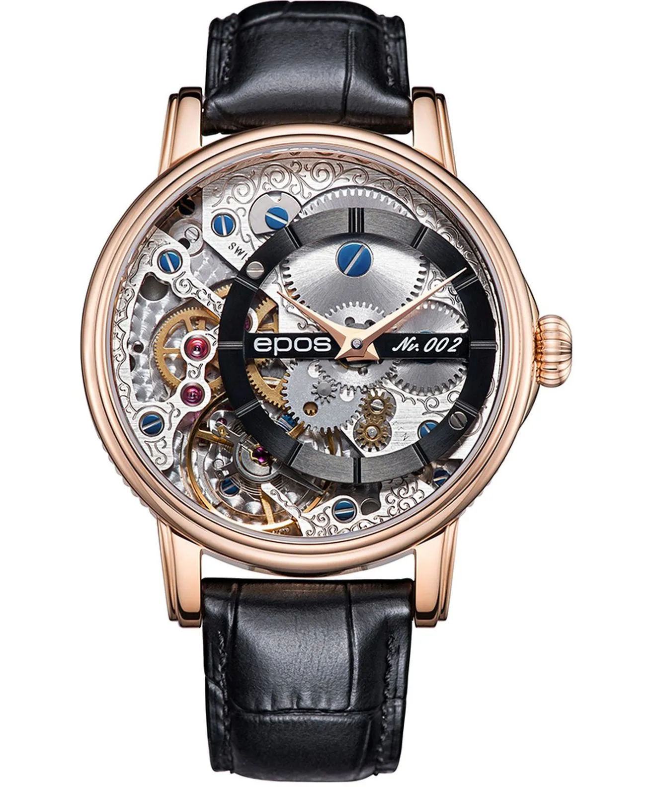Ceas barbatesc Epos Oeuvre D'Art Verso Skeleton Limited Edition 3435.313.24.15.25