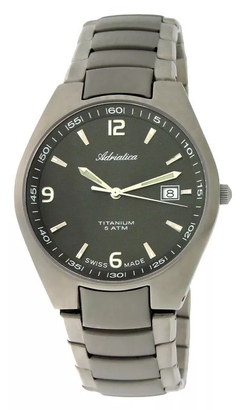 Ceas Barbatesc Adriatica Classic Titanium A1069.4154Q