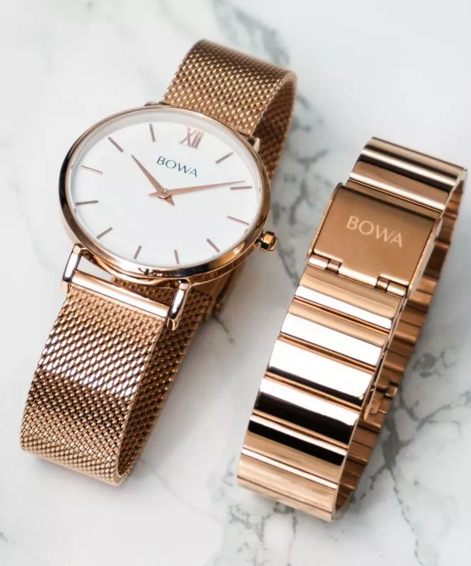 Ceas Dama BOWA London White Rose-Gold 33 SET LO337-27-167M
