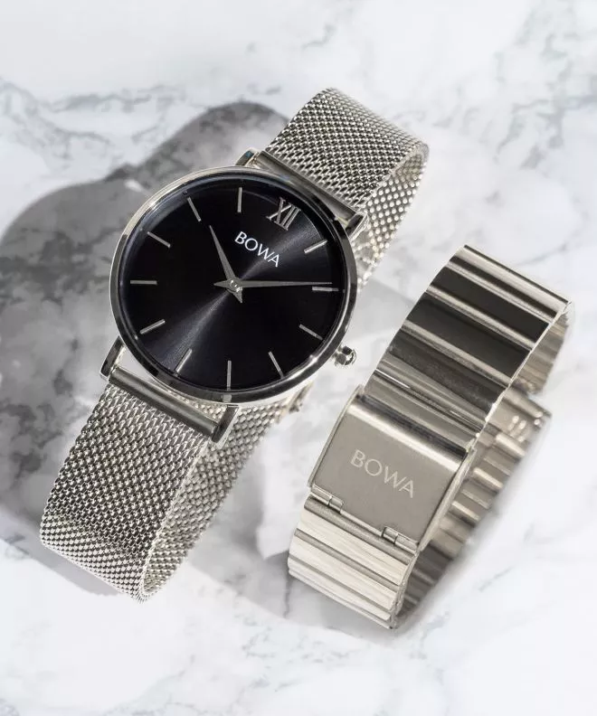 Ceas Dama BOWA London Black-Silver 33 SET LO335-15-165M
