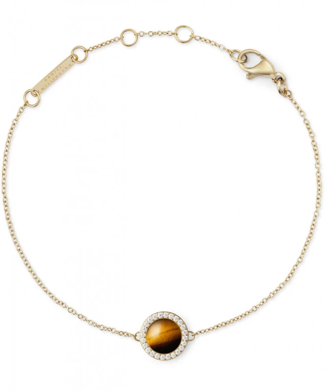 Brățară Daniel Wellington Audrey Tiger Eye Gold DW00401427
