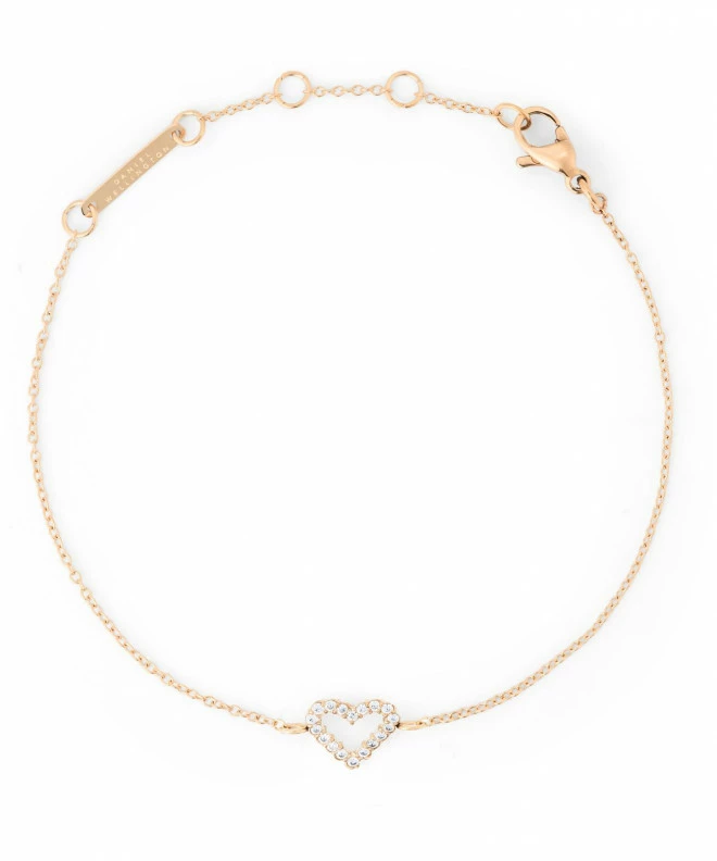 Brățară Daniel Wellington Mirelle Heart Rose Gold DW00401618