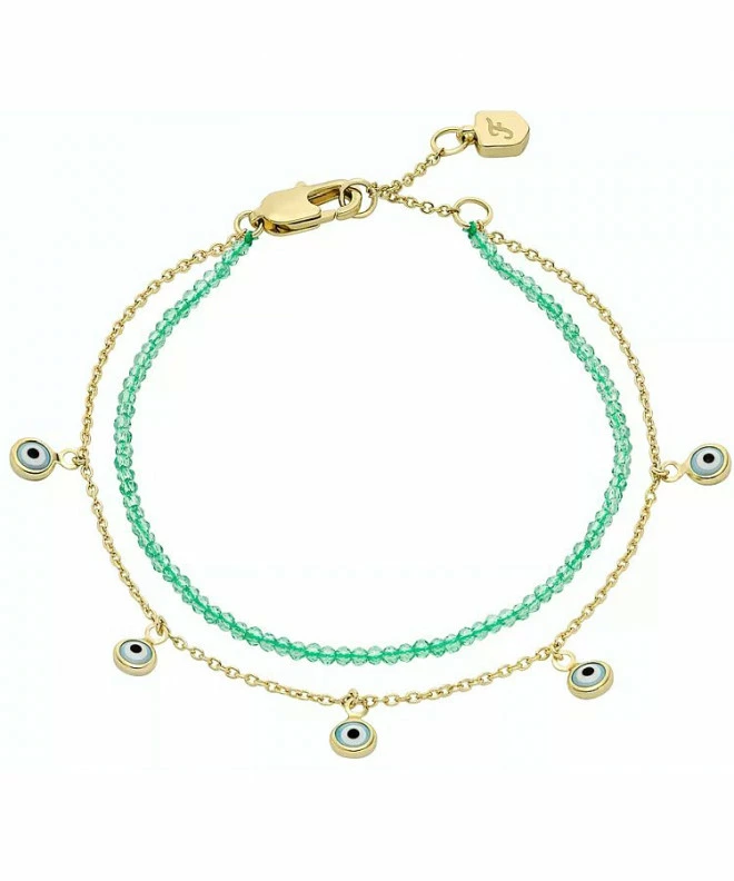 Brățară Fossil Sutton Evil Eye Brass Multi-Strand JA7284710