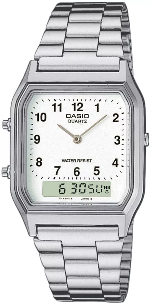 Ceas barbatesc Casio Vintage Midi alb AQ-230A-7BMQYES