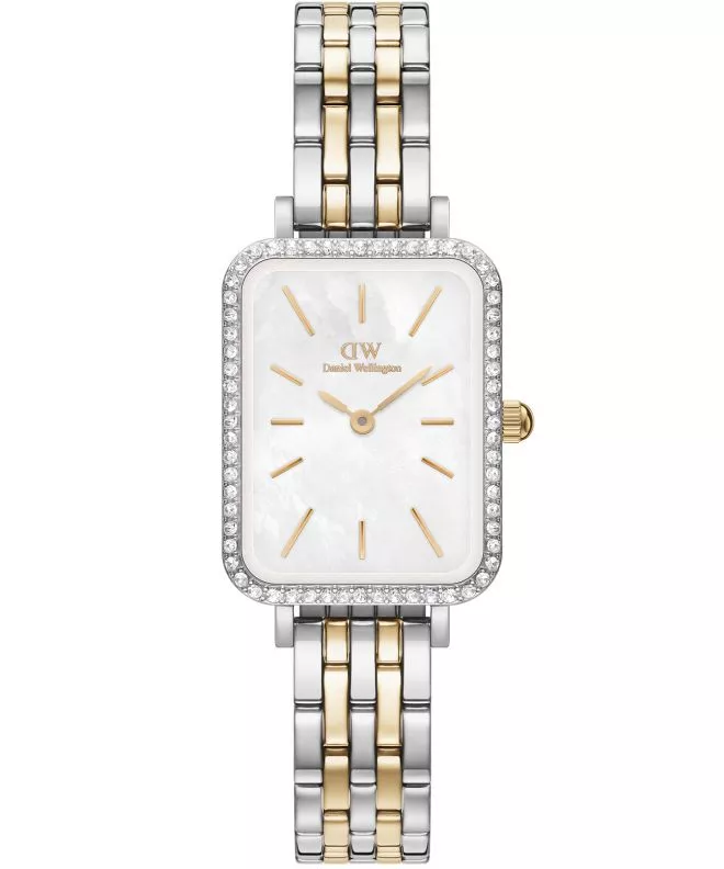 Ceas dama Daniel Wellington Quadro Lumine Bezel 5-Link Two-Tone 40 DW00100671