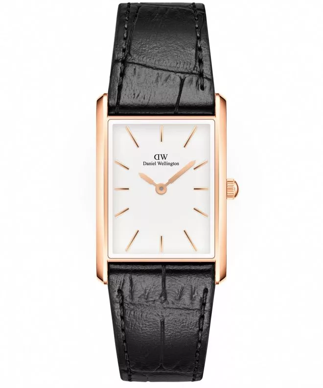 Ceas dama Daniel Wellington Bound Black Crocodile Rose Gold 24 DW00100698