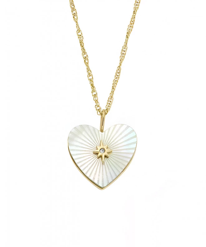 Colier Fossil Radiant Love JF04731710