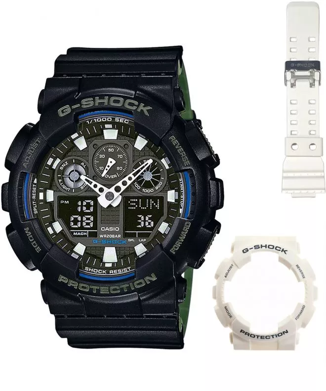Ceas barbatesc Casio G-Shock GA-100 Original Set GA-100B-Set076