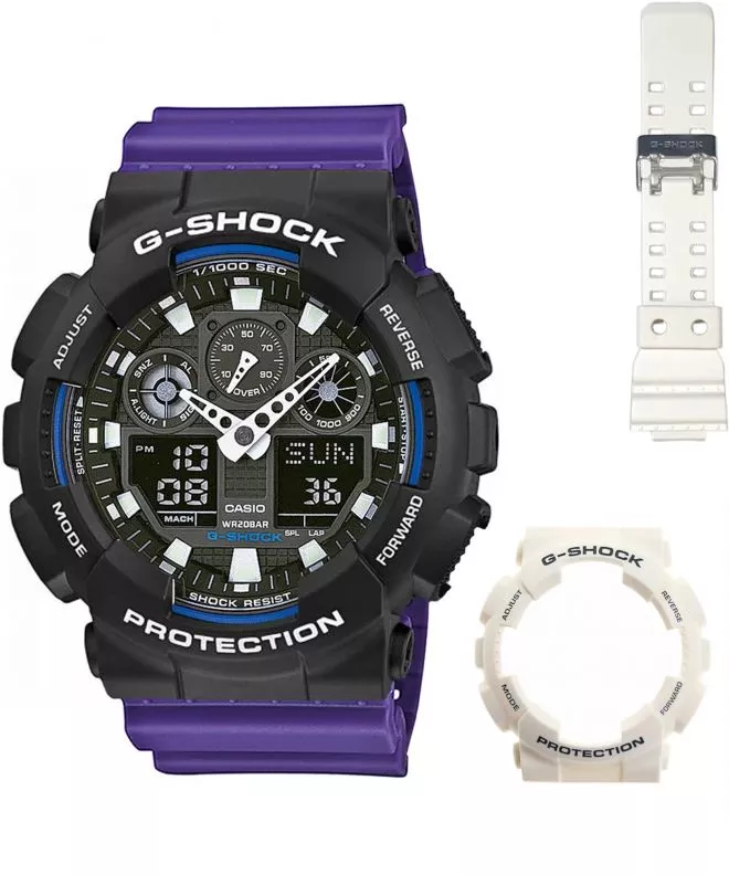 Ceas barbatesc Casio G-Shock GA-100 Original Set GA-100B-Set078