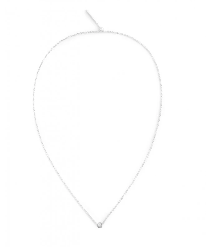 Pandantiv Daniel Wellington Pavé Orb White Crystal Charm Silver DW00401050