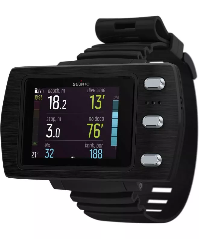 Computer pentru Scufundări barbatesc Suunto EON Steel Black with Boot SS050558000