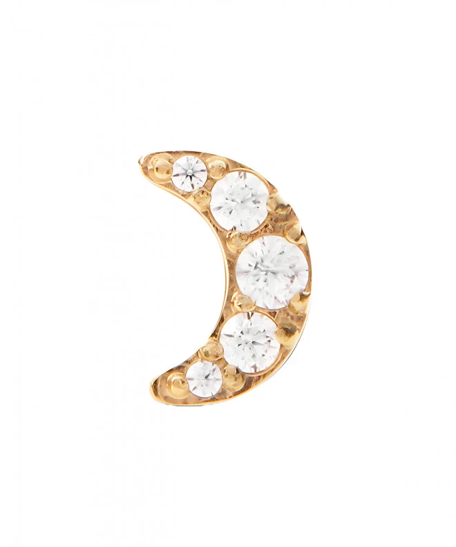 Cercel Daniel Wellington Crystal Moon Stud Gold DW00400865