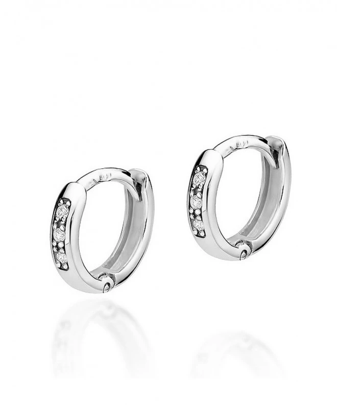 Cercei Bonore - Aur Alb 585 - Diamant 128787