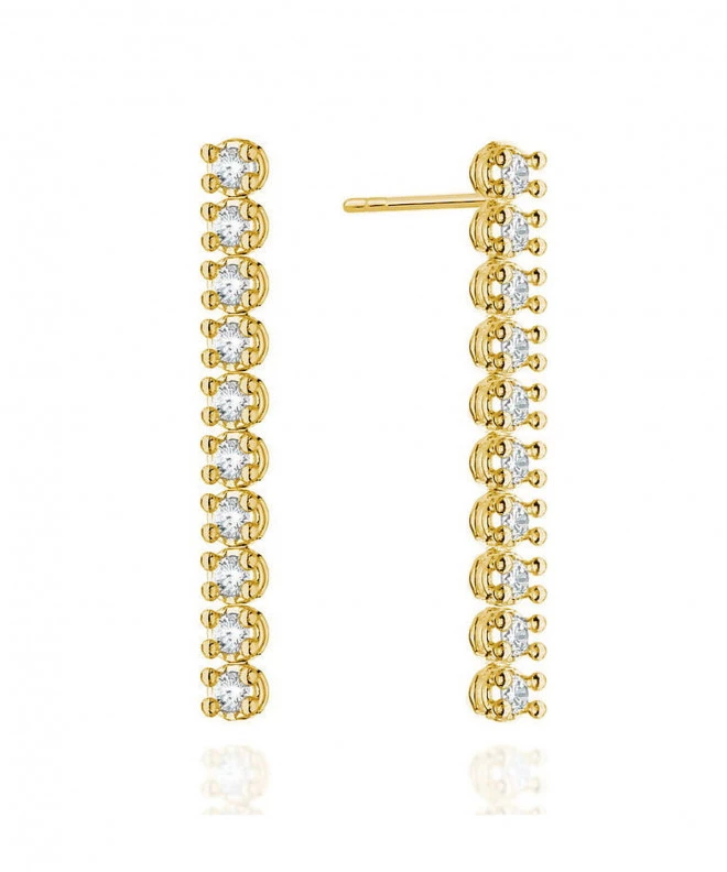 Cercei Bonore - Aur 585 - Diamant 128677