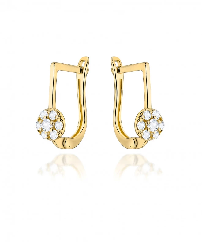 Cercei Bonore - Aur 585 - Cubic Zirconia 143459