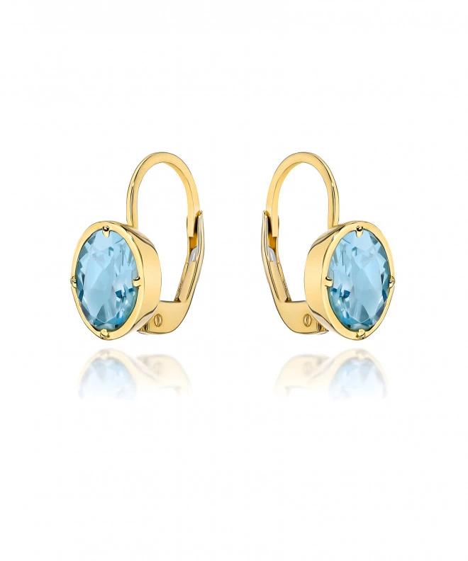 Cercei Bonore - Aur 585 - Topaz 144175