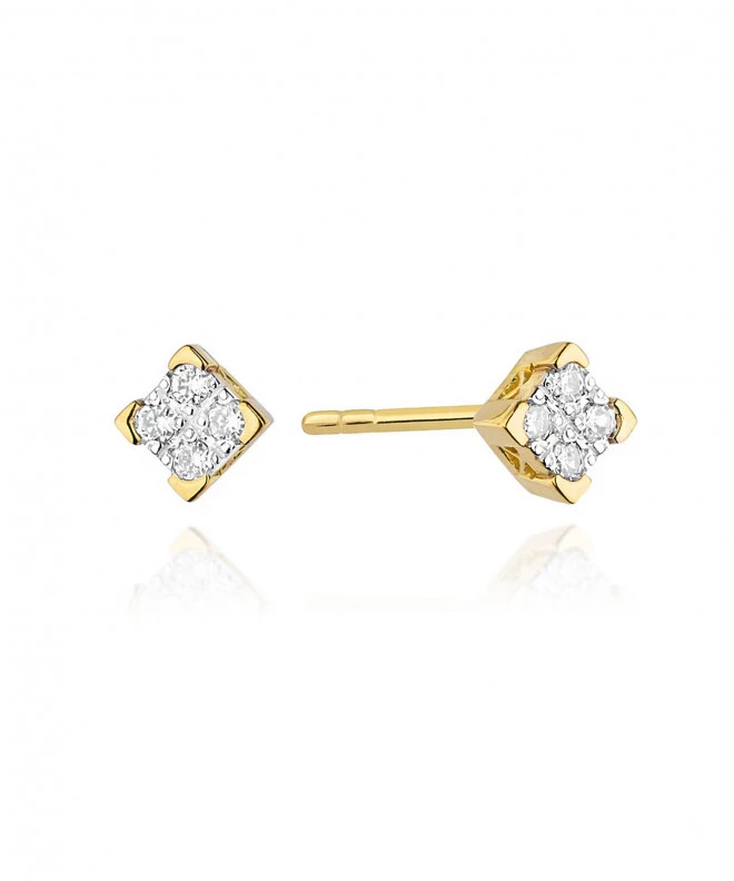 Cercei Bonore - Aur 585 - Diamant 128681