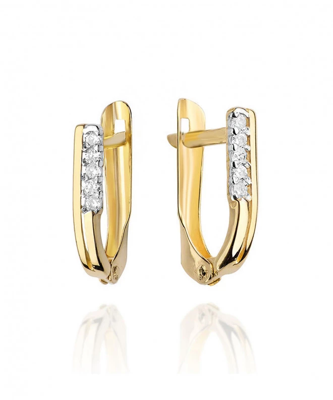 Cercei Bonore - Aur 585 - Diamant 128620