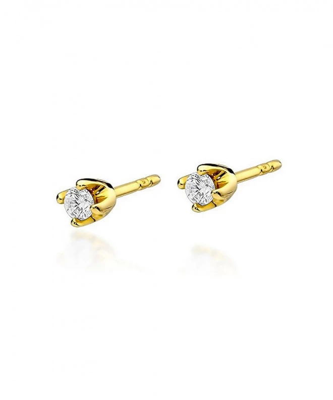 Cercei Bonore - Aur 585 - Diamant 0,08 ct 128627