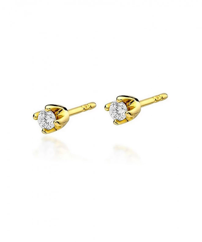 Cercei Bonore - Aur 585 - Diamant 0,1 ct 128628