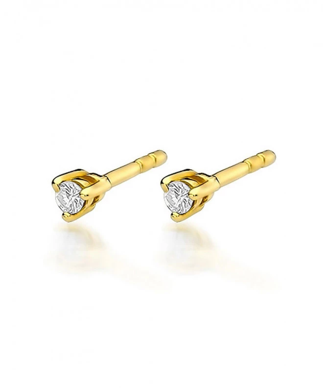 Cercei Bonore - Aur 585 - Diamant 0,04 ct 128629