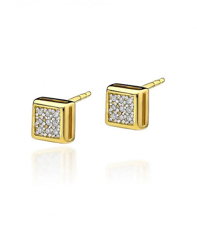 Cercei Bonore - Aur 585 - Diamant 0,15 ct 128630
