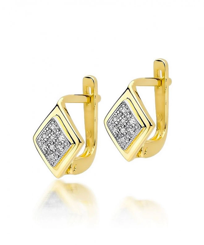 Cercei Bonore - Aur 585 - Diamant 128641