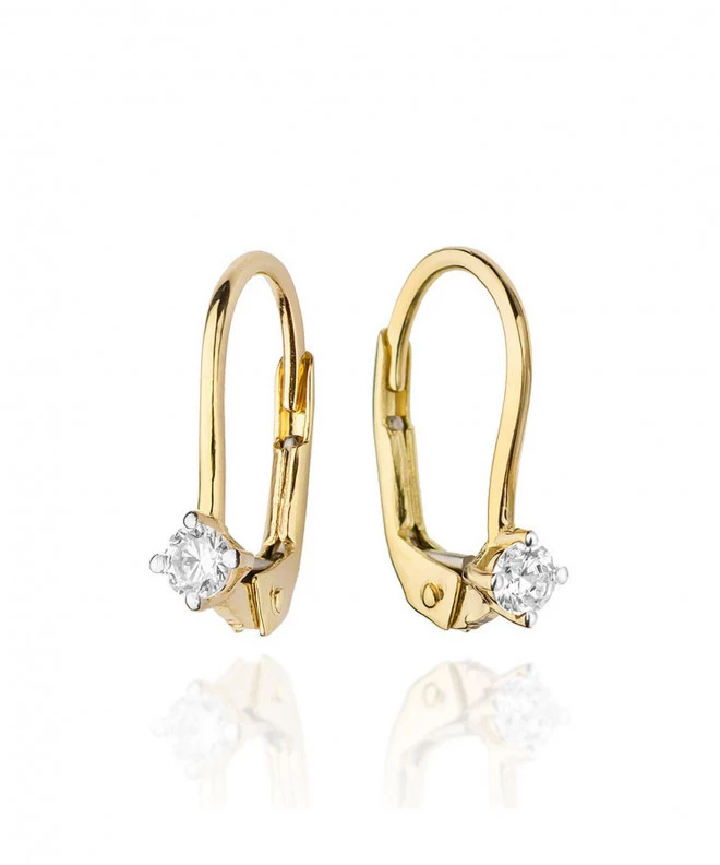 Cercei Bonore - Aur 585 - Diamant 0,07 ct 128648
