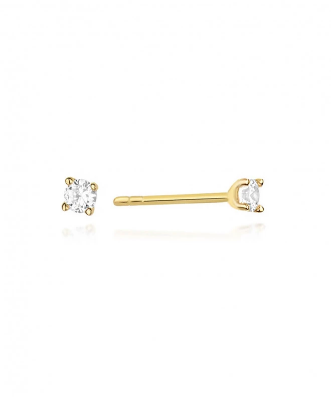 Cercei Bonore - Aur 585 - Diamant 0,04 ct 128661