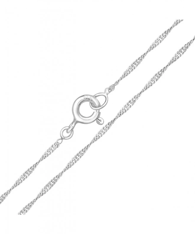 Lanț Bonore Lungime 45 cm, Lățime 1.2 mm - Argint 925 167651