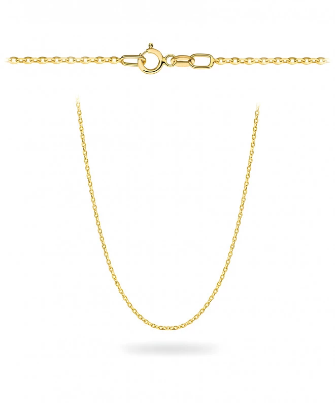Lanț Bonore Lungime 50 cm, Lățime 1 mm - Aur 585 - Tip Rolo 147778