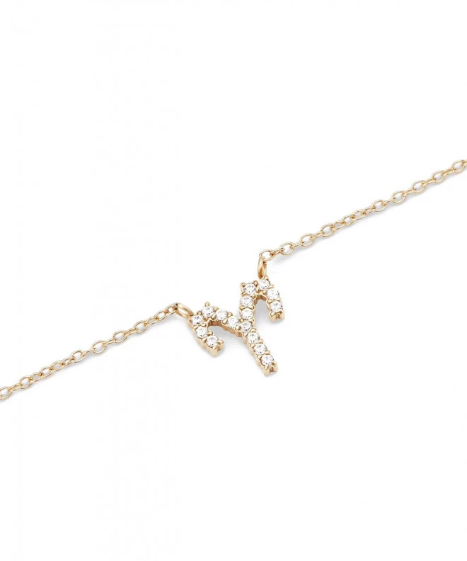 Colier Daniel Wellington Crystal Zodiac Chain Gold Aries DW00400919