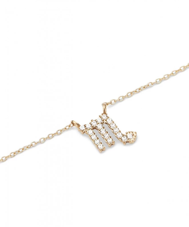 Colier Daniel Wellington Crystal Zodiac Chain Gold Scorpio DW00400926