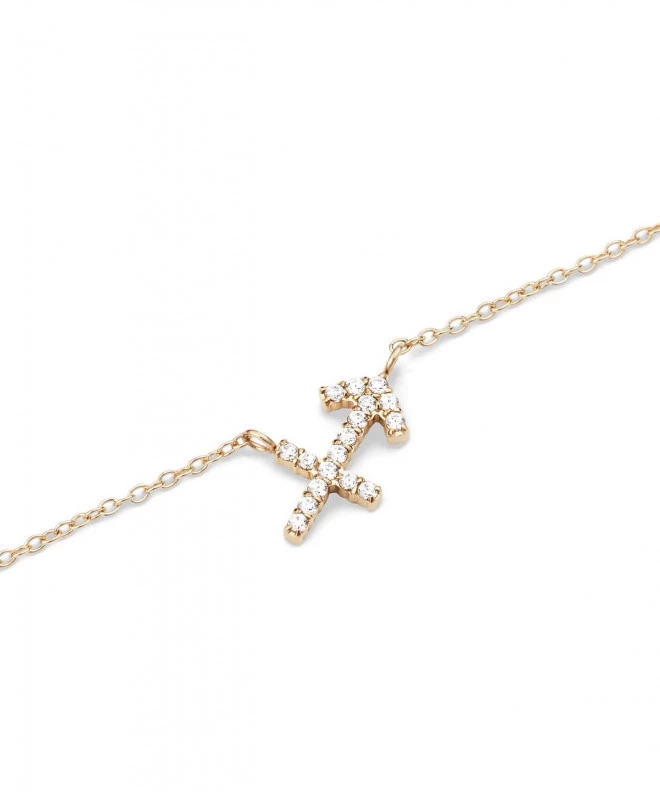 Colier Daniel Wellington Crystal Zodiac Chain Gold Sagittarius DW00400927