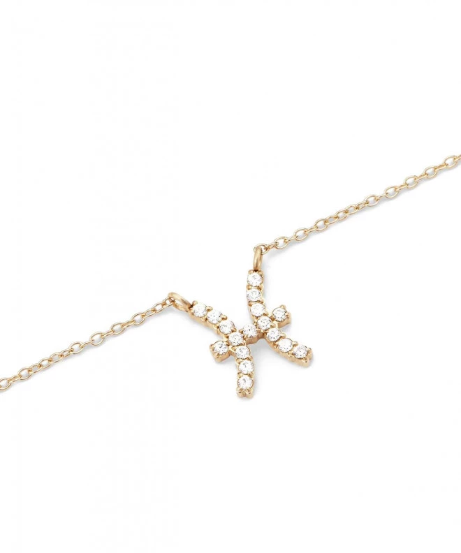 Colier Daniel Wellington Crystal Zodiac Chain Gold Pisces DW00400930