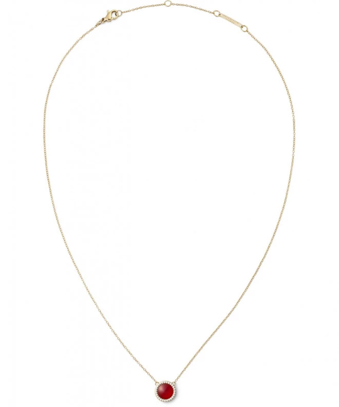 Colier Daniel Wellington Audrey Red Agathe Gold DW00401440