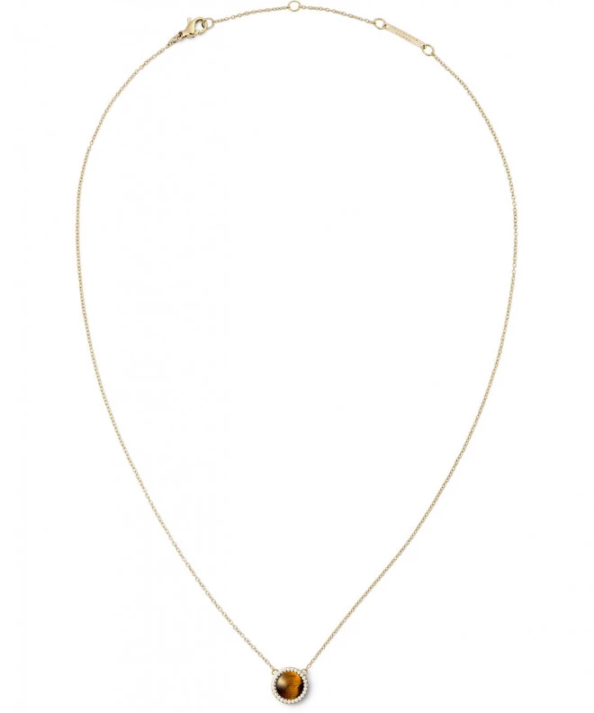 Colier Daniel Wellington Audrey Tiger Eye Gold DW00401445