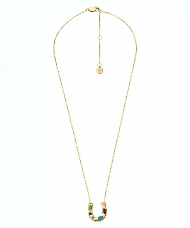 Colier Fossil Sutton The Good Luck Gold-Tone JF04903710