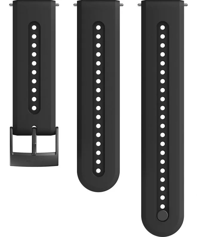Curea Suunto Athletic 7 Charcoal Black S+M 24 mm SS050687000