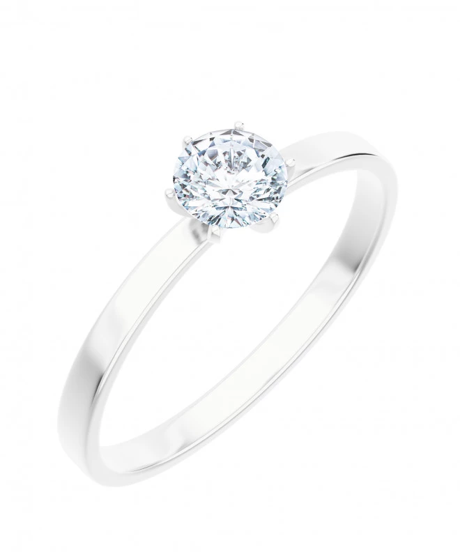 Inel Bonore - Aur Alb 585 - Diamant 0,7 ct 117269