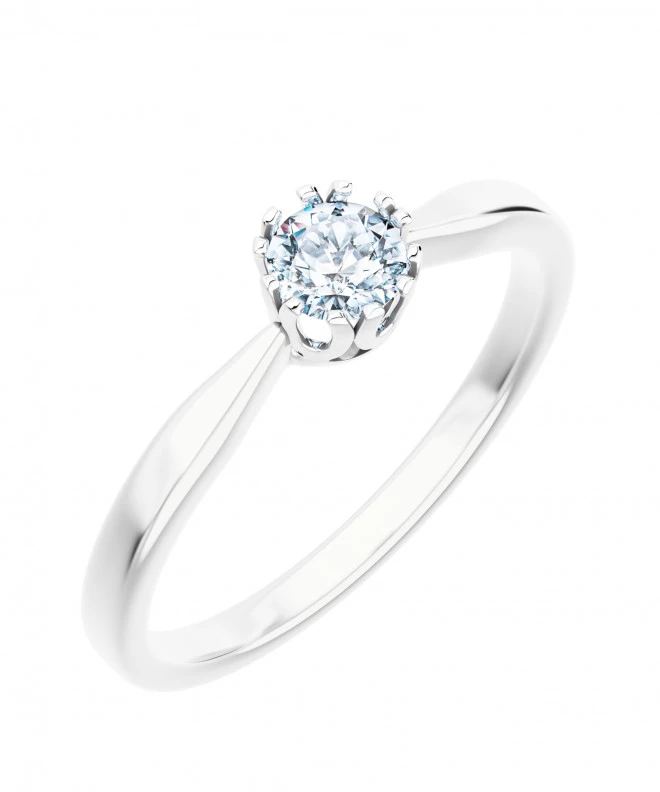 Inel Bonore - Aur Alb 585 - Diamant 0,5 ct 117238
