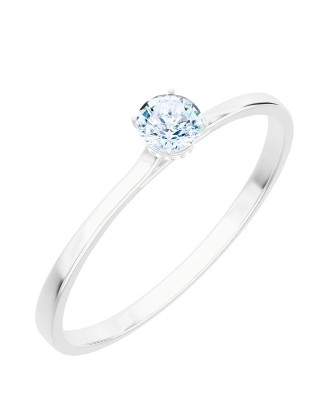 Inel Bonore - Aur Alb 585 - Diamant 0,4 ct 117243