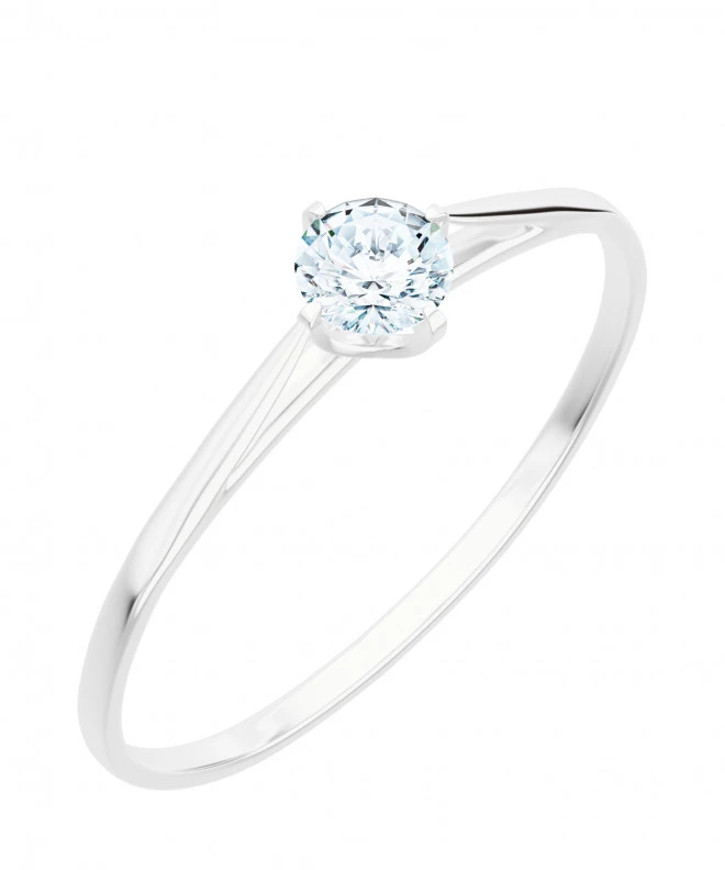 Inel Bonore - Aur Alb 585 - Diamant 0,4 ct 105789