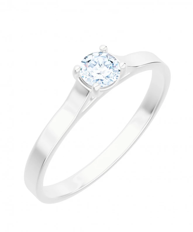 Inel Bonore - Aur Alb 585 - Diamant 0,4 ct 116221