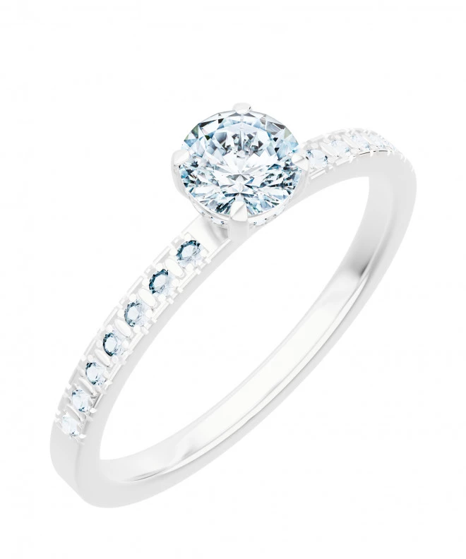 Inel Bonore - Aur Alb 585 - Diamant 1 ct 118294